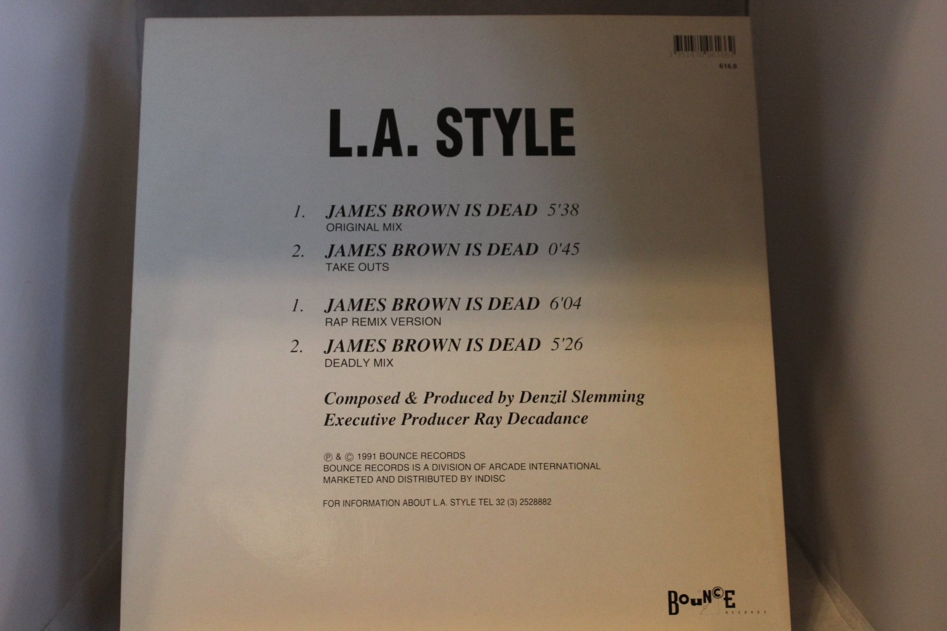 l A Style James Brown is Dead 12 single - Asadon AarteetSinglet