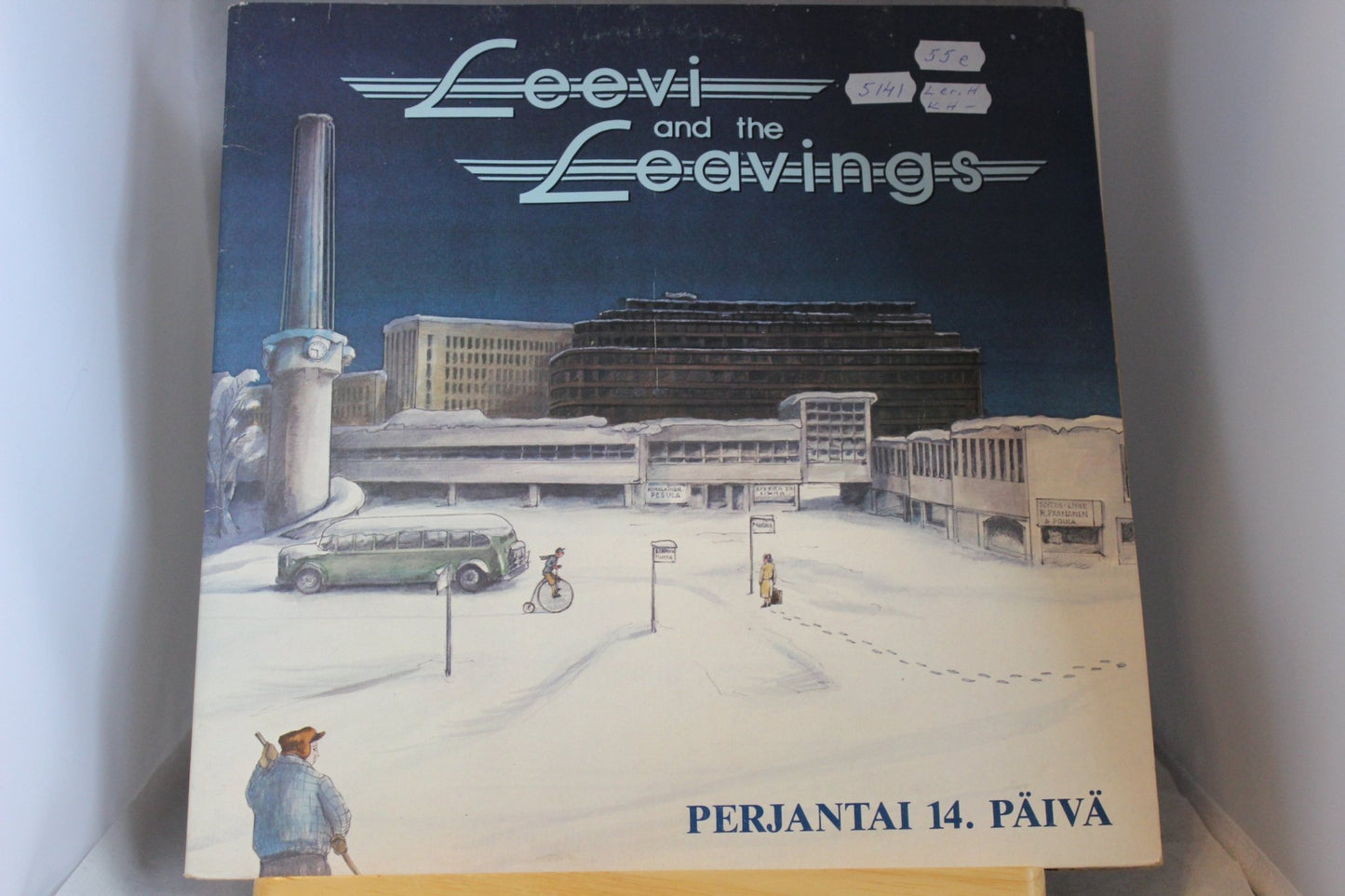 Leevi and the Leavins Perjantai 14 päivä lp - levy - Asadon AarteetLp - levyt