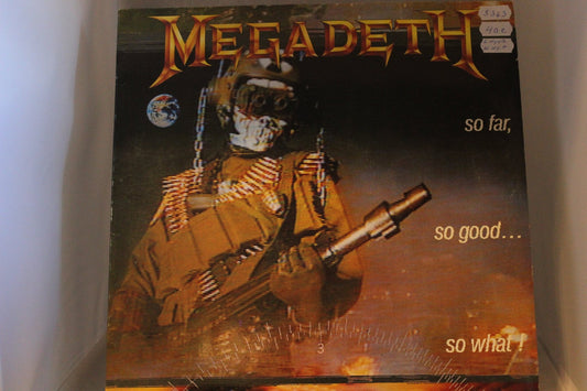 Megadeth So far so good so what lp - levy - Asadon AarteetLp - levyt