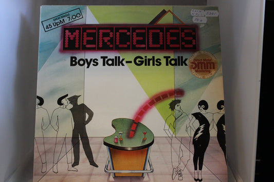 Mercedes Boys talk - girls talk Single 12 - Asadon AarteetSinglet