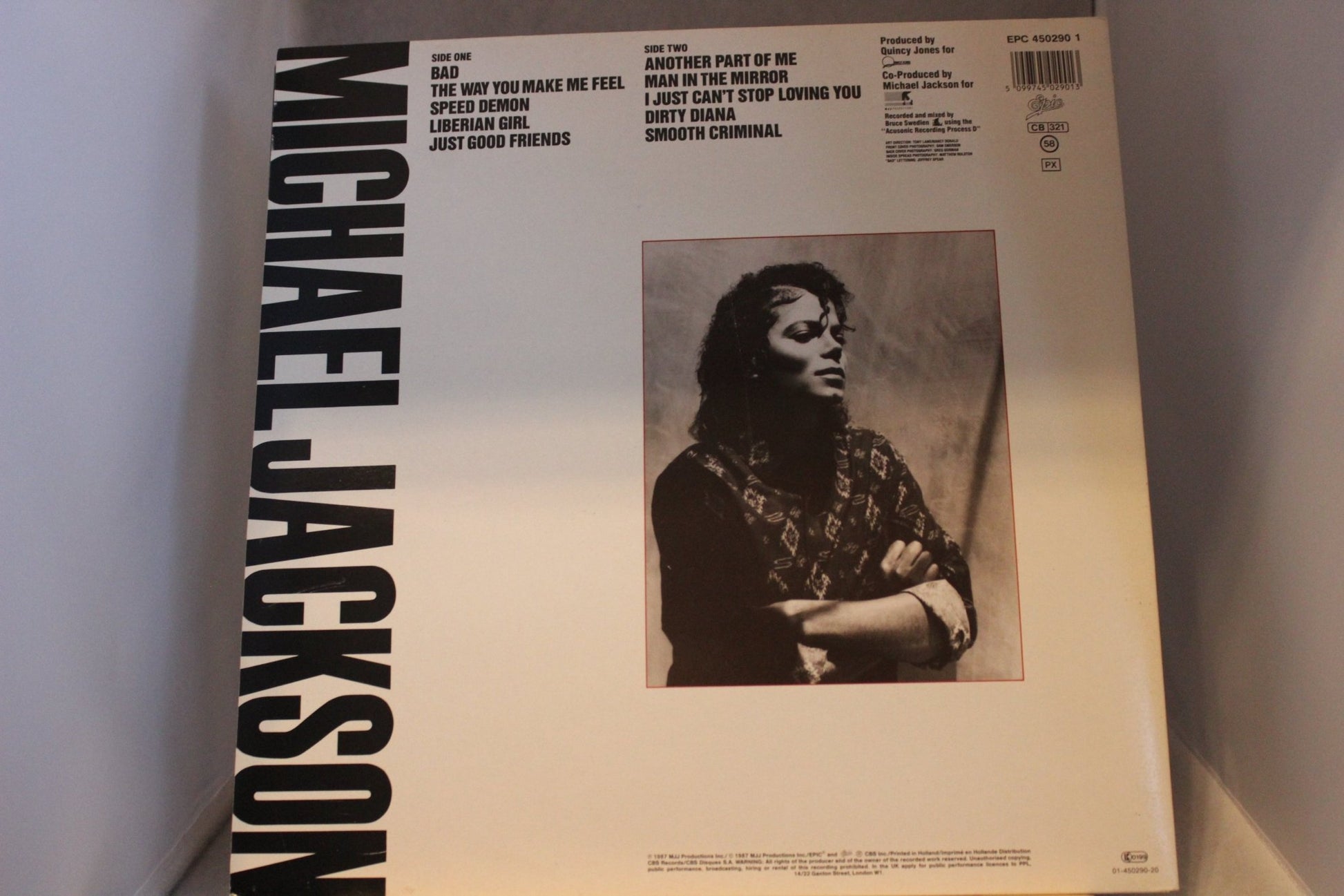 Michael Jackson Bad lp - levy - Asadon AarteetLp - levyt