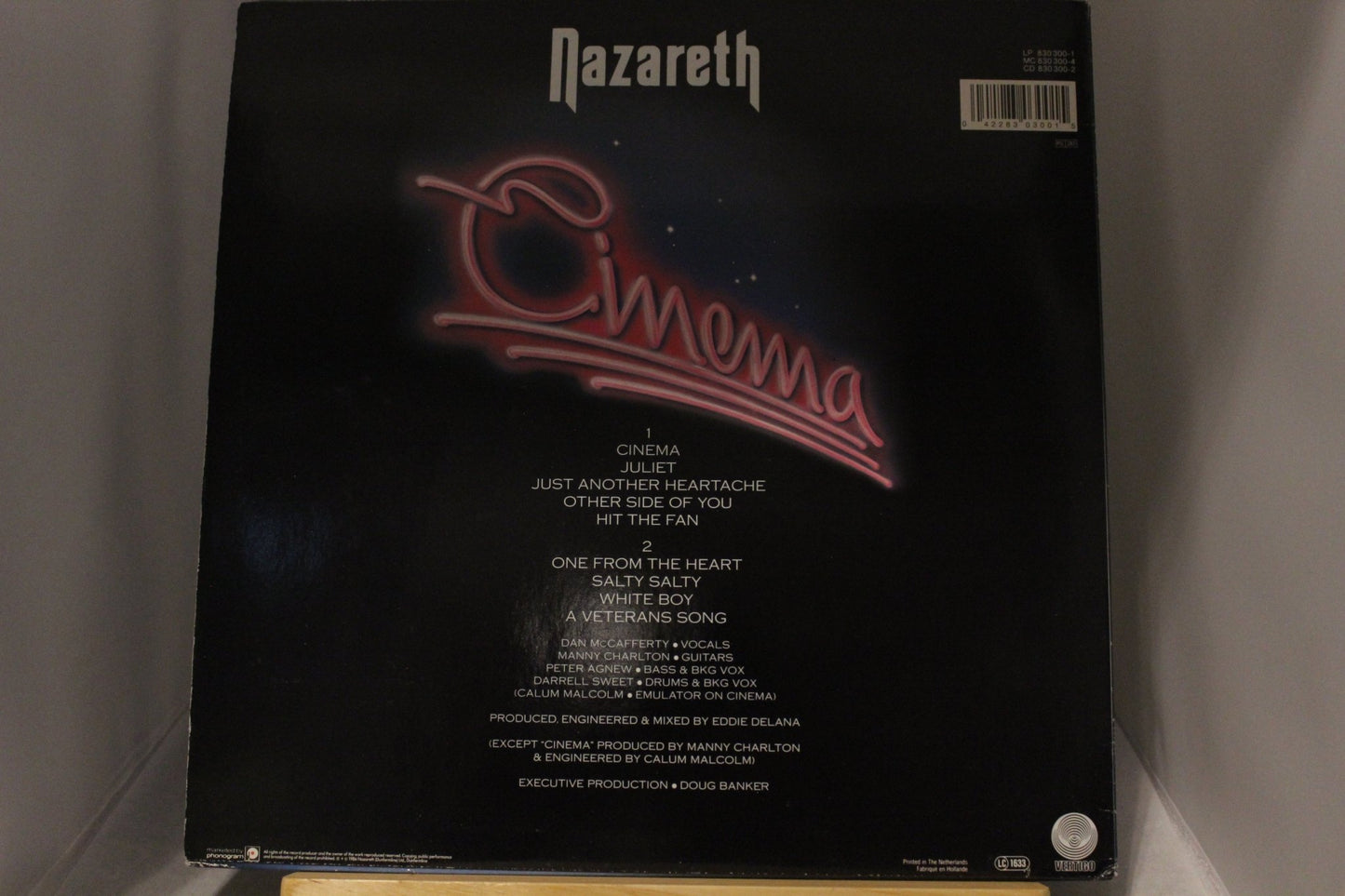 Nazareth. Cinema lp - levy - Asadon AarteetLp - levyt