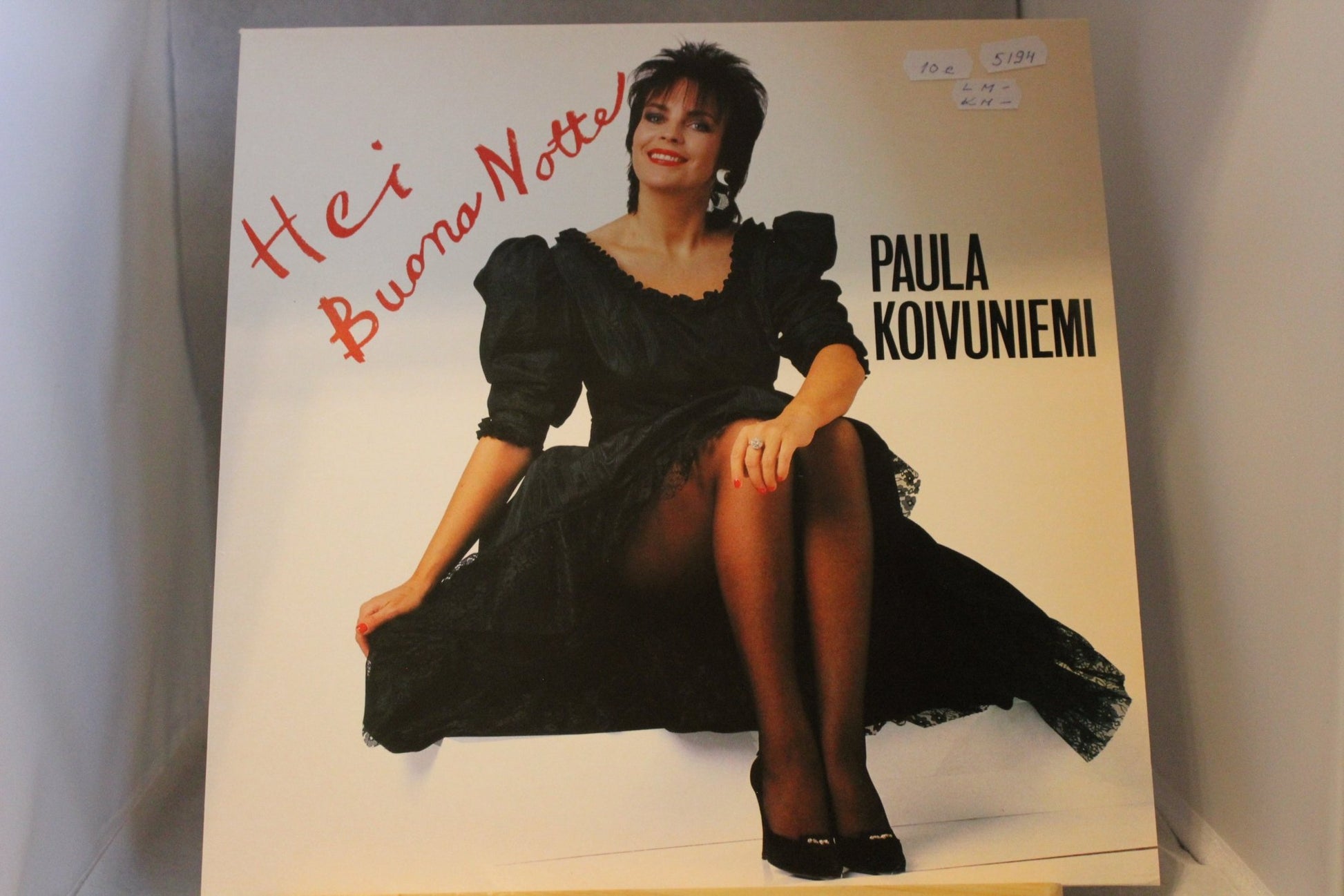 Paula Koivuniemi Hei buona notte lp - levy - Asadon AarteetLp - levyt