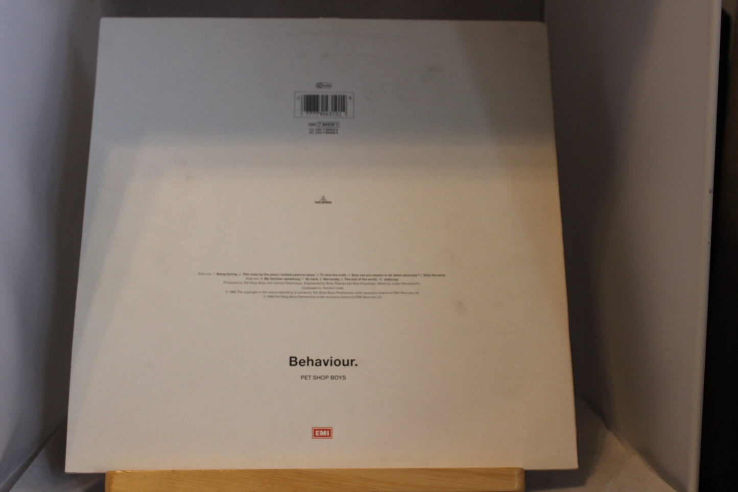 Pet shop boys Behavior lp - levy - Asadon AarteetLp - levyt