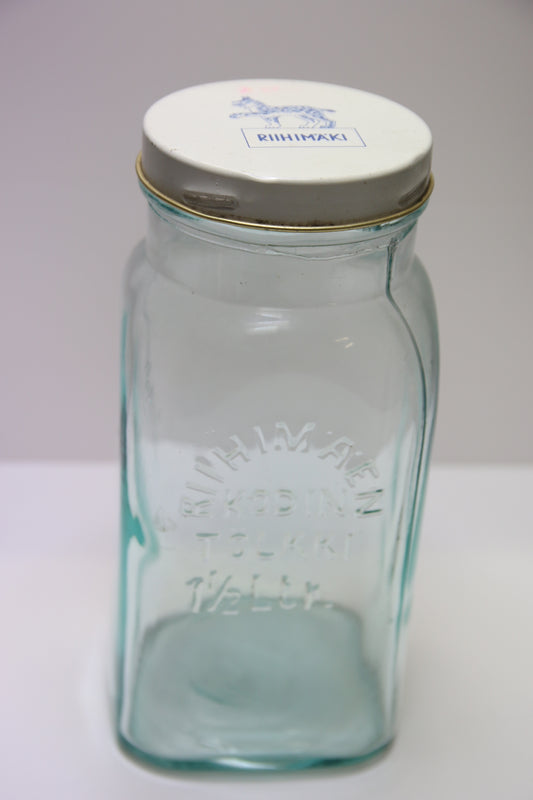 Riihimäen lasi keittiötölkki/ purkki