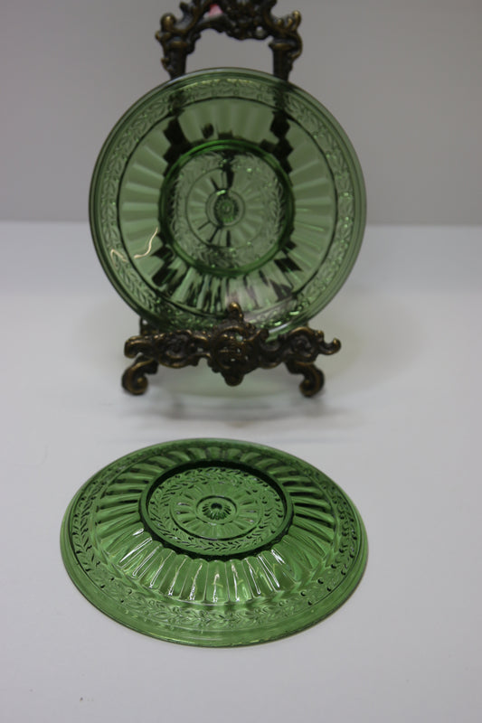 Riihimäen lasi Kara lautanen vihreä